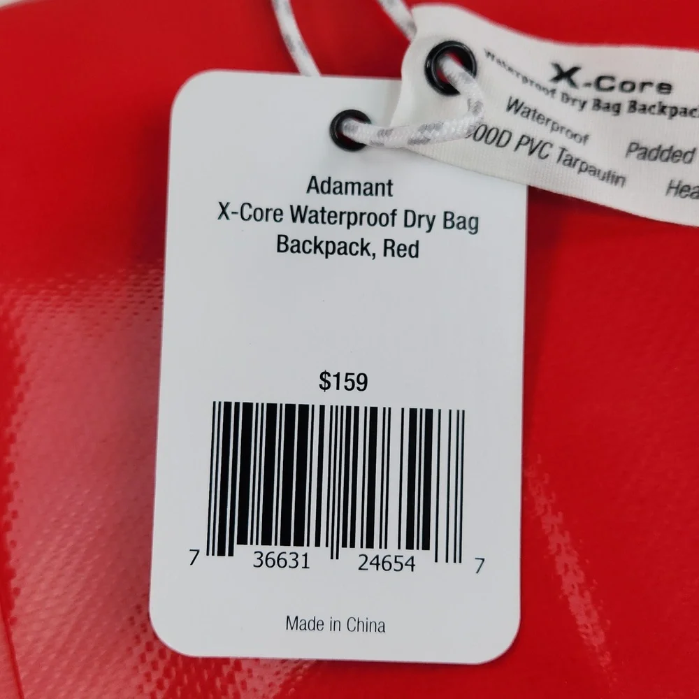 NWT ADAMANT X-Core Waterproof Dry bag Backpack 500D PVC Tarpaulin